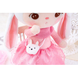 Papusa Personalizata S, M, XL | Metoo Bunny with Bow