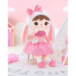 Papusa Personalizata S, M, XL | Metoo Bunny with Bow